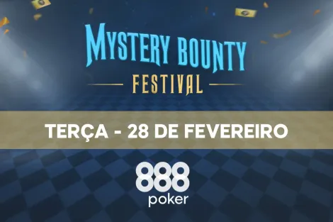 Decisão do Evento #18 é destaque na terça de Mystery Bounty Festival no 888poker