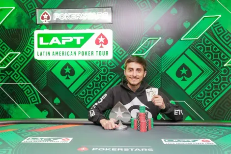 Daniel Aziz supera Rafael Moraes no HU do High Roller PKO Turbo do LAPT Rio