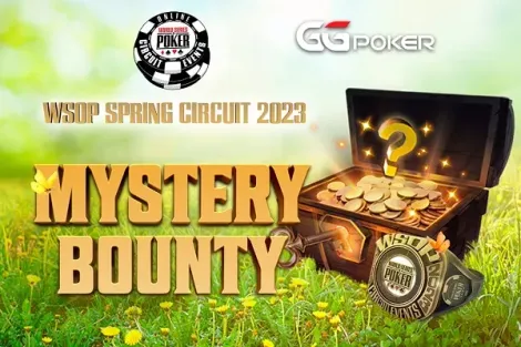 Mystery Bounty de US$ 25 dará anel da WSOP Circuit ao campeão no GGPoker