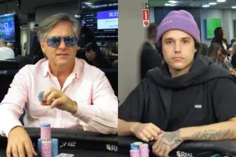 Mesa Final do Main Event do CPH inicia com flop maldoso entre Luís Miranda e Rayan Bueno