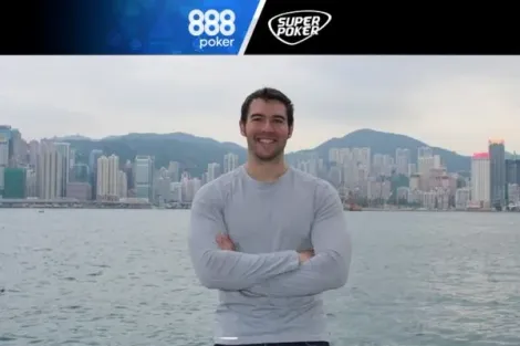 Novo embaixador 888poker leva cravada no dia de estreia: "Primeiro dia"