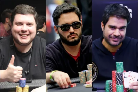 Anderson Kubicke, Erik Marasco e Rafael Saad premiam no último satélite do BSOP São Paulo