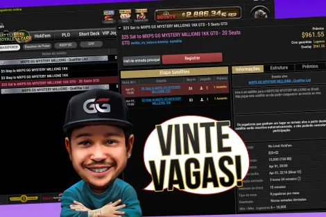 Satélite para o Main Event do MXPS entregará 20 vagas no GGPoker; confira