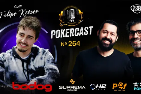 Felipe Ketzer é o convidado do episódio 264 do Pokercast