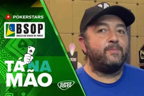 Tá na Mão: Anderson Cardoso usa perfil agressivo do oponente para dar hero call no BSOP SP