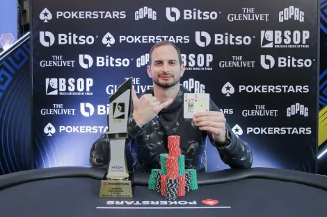 Fábio Wagner vira sobre Gustavo Vascão e vence High Rollers do BSOP São Paulo