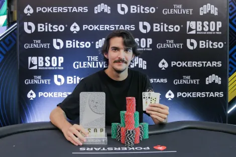 Diogo Franco fatura o 6-Handed do BSOP São Paulo: "Reconhecimento"