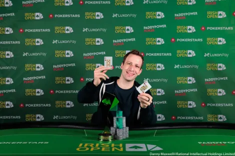 Após bela recuperação, Benny Glaser conquista High Roller do Irish Poker Open