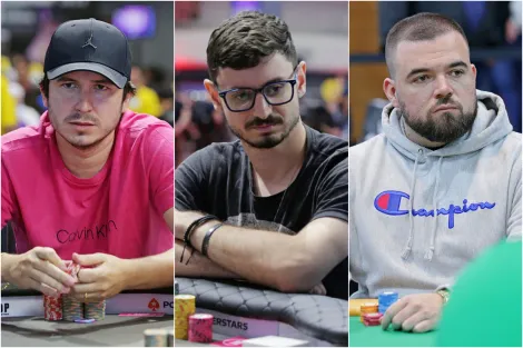 Trio de peso do Brasil passa no Dia 1F do Super MILLION$ Main Event