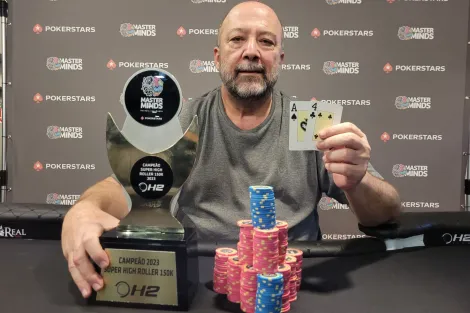 Salim Dahrug crava o Super High Roller do MasterMinds 2023