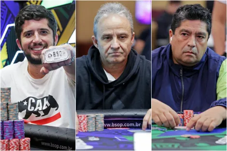 Trio de satelitados deu show no Main Event do BSOP São Paulo; entenda