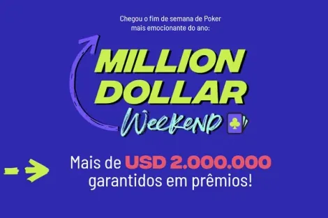 Torneios de Hoje: Million Dollar Weekend começa com garantidos gigantes no Bodog