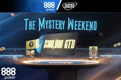 Mystery Weekend tem altos garantidos com buy-ins acessíveis no 888poker