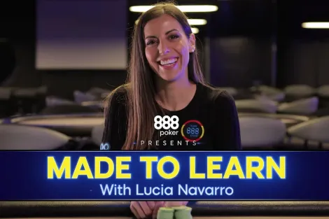 Como dominar a c-bet? Lucia Navarro, do 888poker, dá dicas