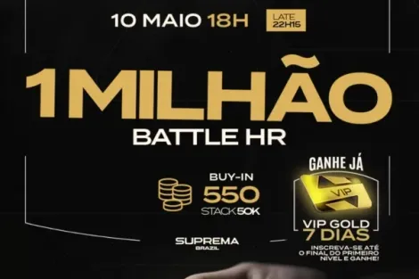 Suprema Poker Series terá quarta animada com o R$ 1 Milhão Battle HR e satélites