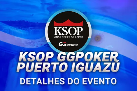 KSOP GGPoker Iguazú terá R$ 3 milhões garantidos; confira detalhes