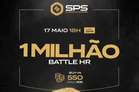 Suprema Poker Series realiza R$ 1 Milhão Battle HR nesta quarta-feira