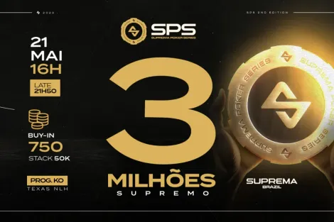 Suprema Poker Series entregará milhões com 3M Supremo neste domingo