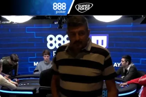 Rasgou ICM? Nuno Duarte tem linha polêmica contra chip leader no 888poker LIVE Barcelona