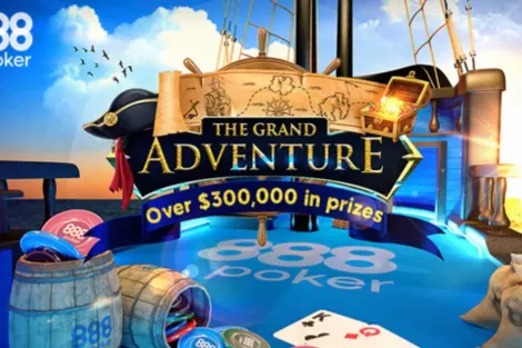 The Grand Adventure tem freerolls diários e mais de US$ 300 mil no 888poker