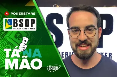 Tá na Mão: Daniel Oliveira é eliminado com AA no BSOP Brasília