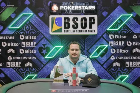 Gabriel Baleeiro vence NLH Progressive KO em terceira FT no BSOP Brasília