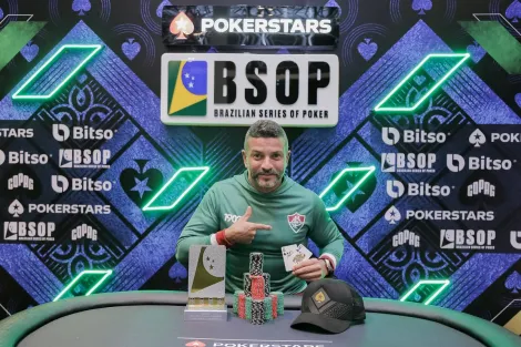 Marcus Popeye vence 6-Handed Turbo KO em último título do BSOP Brasília