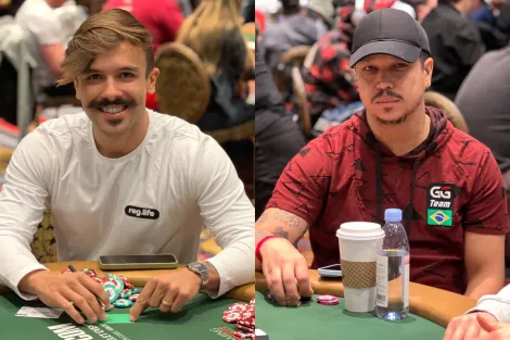 Yuri Martins e Felipe Mojave vão ao Dia 2 do Evento #25 da WSOP