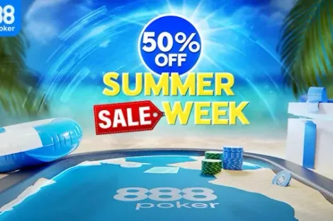 Summer Sale Week promove semana de buy-ins mais baratos no 888poker