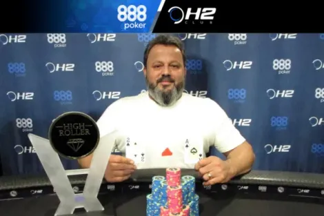 Alberto Serafim conquista o título do High Roller do H2 Club São Paulo