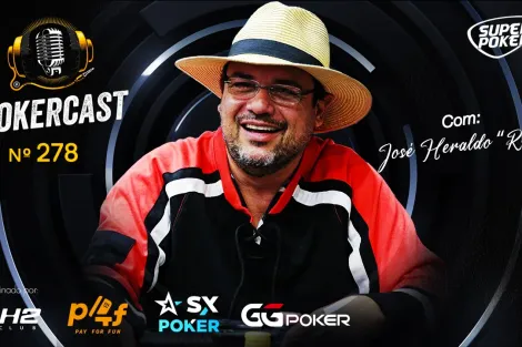 José Heraldo "Rádio" é o convidado do episódio 278 do Pokercast