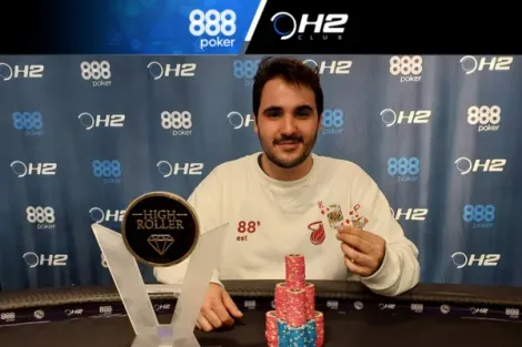 Felipe Morelli conquista o título do High Roller do H2 Club São Paulo