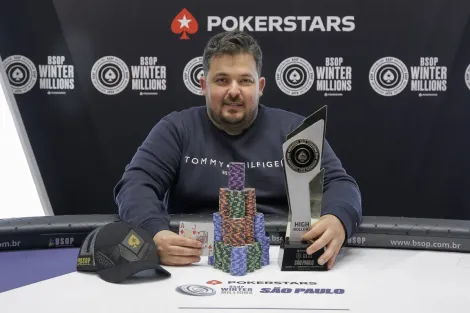 Gabriel Medeiros vence Super High Rollers do BSOP Winter Millions em sua maior forra live