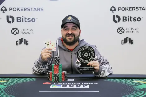 BSOP WM: Marco Antonio "Juninhu" vence Turbo 300K após heads-up contra "chefe"