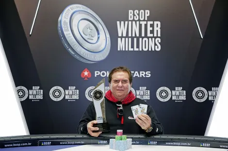 Antonio Santichio realiza sonho ao vencer One-Day HR PKO do BSOP Winter Millions