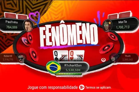 Freerolls no PokerStars dão tickets para torneios Fenomeno durante o BSOP Winter Millions