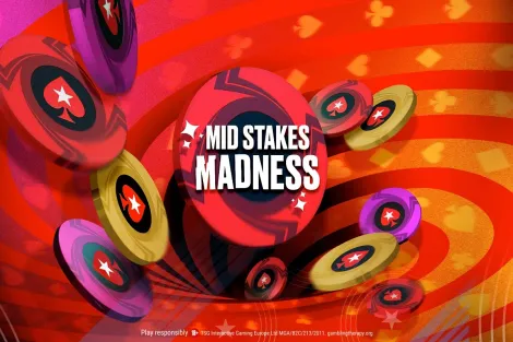 Midstakes Madness terá mais de 60 eventos em uma semana no PokerStars; confira