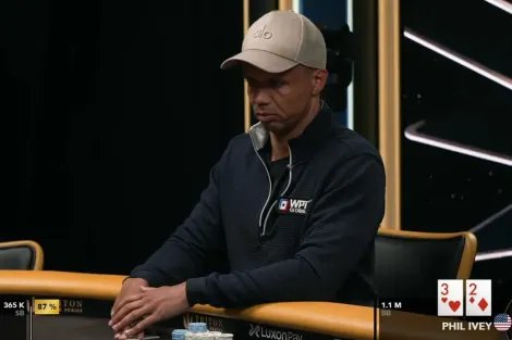 Phil Ivey supera AA com 32o em pote curioso na Triton Londres; assista