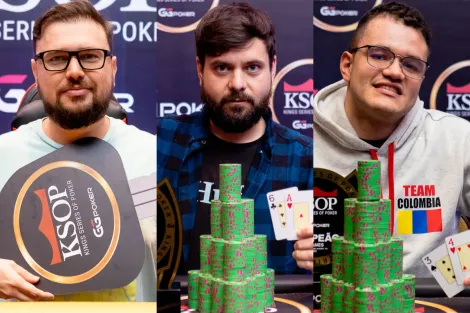 Primeiros campeões são coroados no KSOP GGPoker Premium Rio de Janeiro