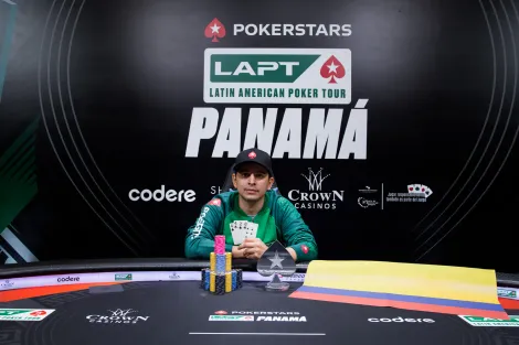 Giovanny Perez é campeão do PLO Turbo do LAPT Panamá em HU colombiano