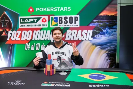 Gabriel Mendes vence DeepStack Progressive KO do LAPT Panamá e leva o bi