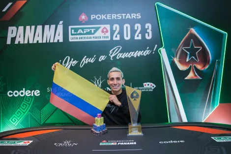 Jhon Dulcey crava High Roller do LAPT Panamá em grande virada no heads-up