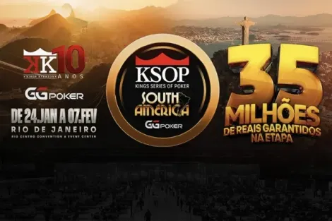 KSOP GGPoker South America estreia em 2024 com R$ 35 milhões garantidos