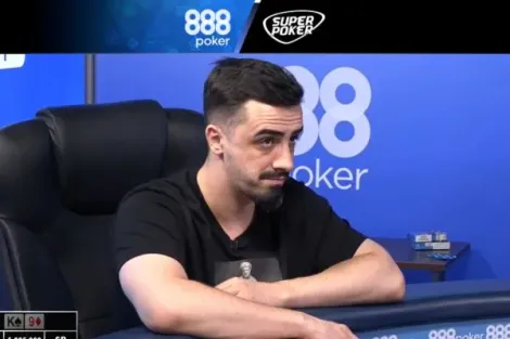 Campeão acertou difícil fold no 3-handed do 888LIVE Bucareste; assista