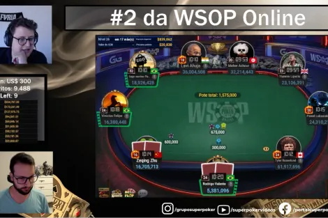 [AO VIVO] Mesa Final do Evento #2 da WSOP Online