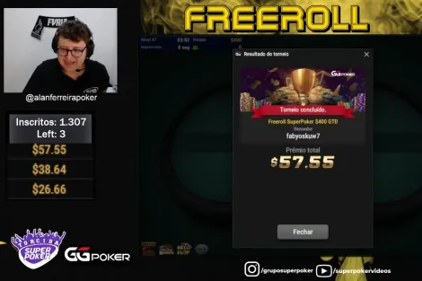 Field recorde e domínio do chat: Freeroll SuperPoker explode no GGPoker