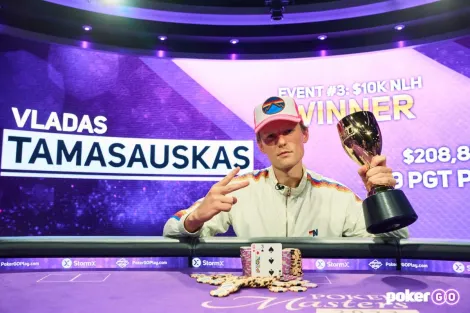 Em sequência surreal, Vladas Tamasauskas vence Evento #3 do Poker Masters