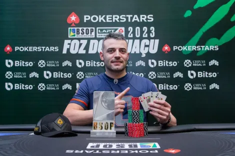 Em duelo Brasil vs Argentina, Willian Cestari vence PLO Super 500 do BSOP Foz