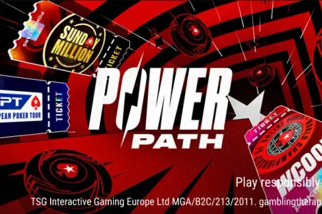 Power Path tem ticket grátis todos os dias no PokerStars; saiba mais