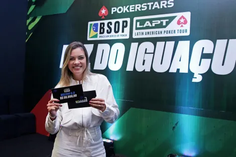 Gabriela Belisário leva bounty de R$ 50 mil no Start-Up Mystery KO do BSOP Foz